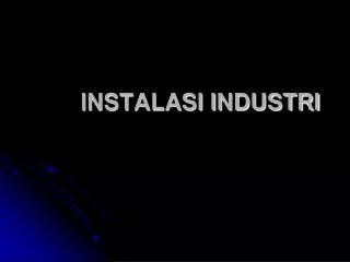 instalasi industri