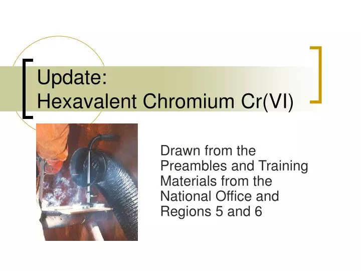 update hexavalent chromium cr vi