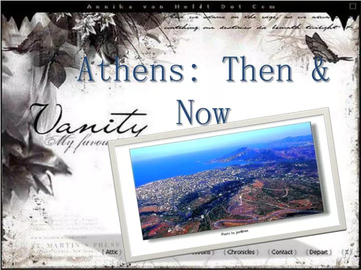 athens then now