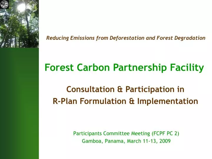 participants committee meeting fcpf pc 2 gamboa panama march 11 13 2009