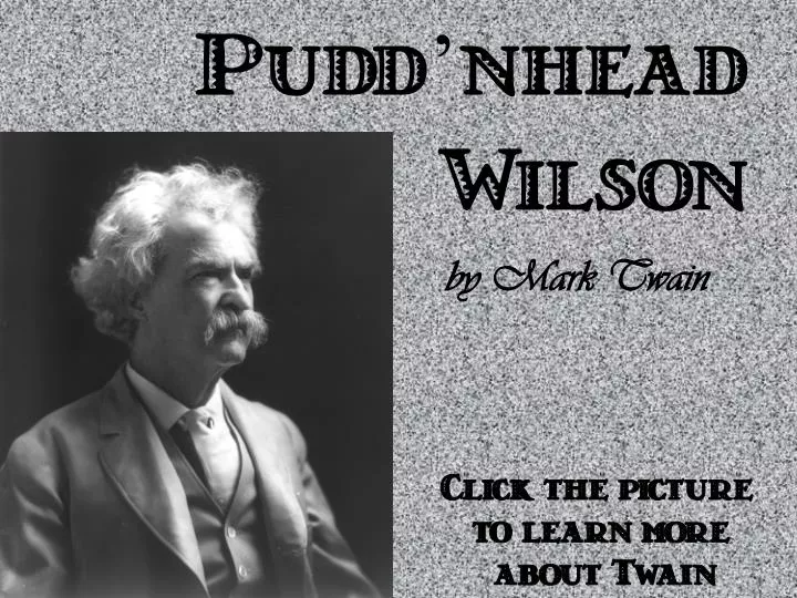 pudd nhead wilson