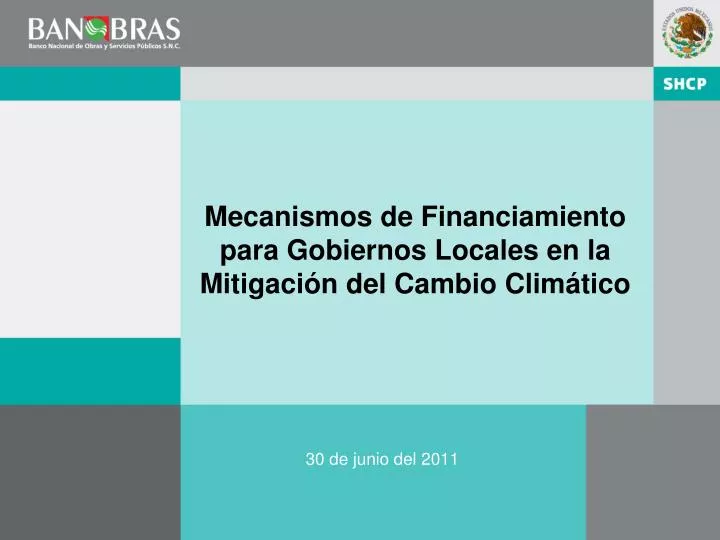 PPT - Mecanismos De Financiamiento Para Gobiernos Locales En La ...