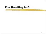 PPT - File Handling in C PowerPoint Presentation, free download - ID ...