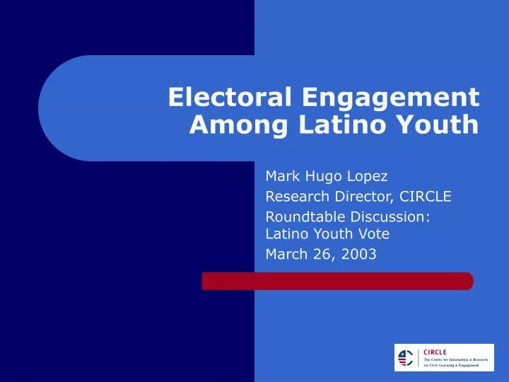 electoral engagement among latino youth