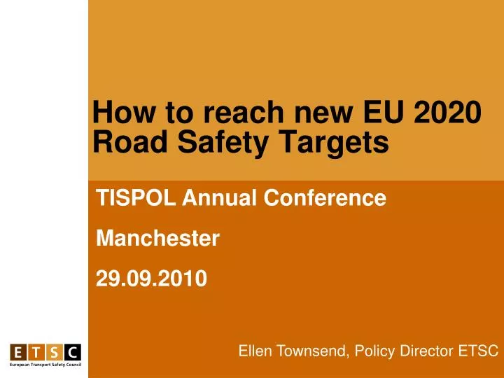 how to reach new eu 2020 road safety targets