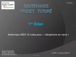 1 er bilan