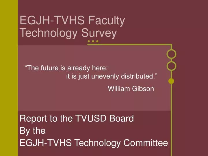 egjh tvhs faculty technology survey