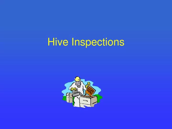 hive inspections