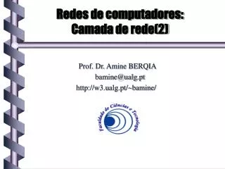 redes de computadores camada de rede 2