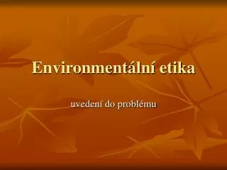 environment ln etika