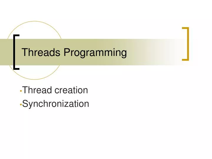 threads programming