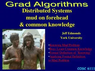 Distributed Systems mud on forehead &amp; common knowledge