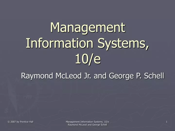 management information systems 10 e