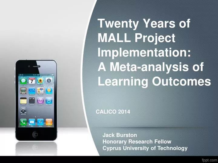 twenty years of mall project implementation a meta analysis of learning outcomes