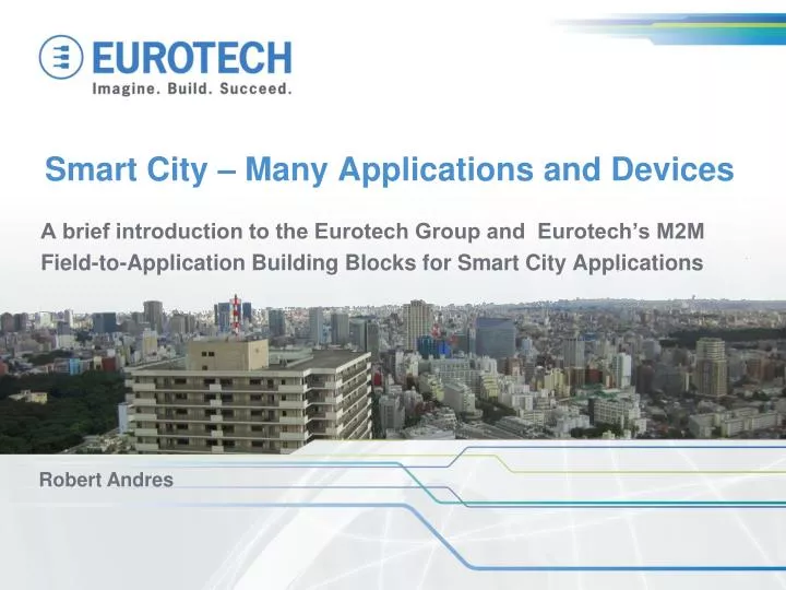 smart city many applications and devices