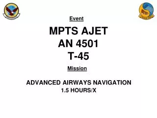 MPTS AJET AN 4501 T-45