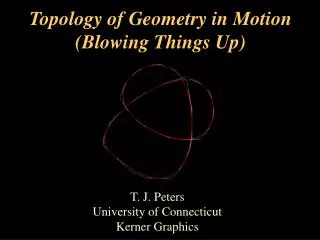 Topology of Geometry in Motion (Blowing Things Up)