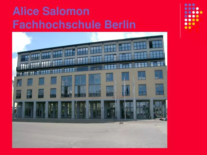 alice salomon fachhochschule berlin