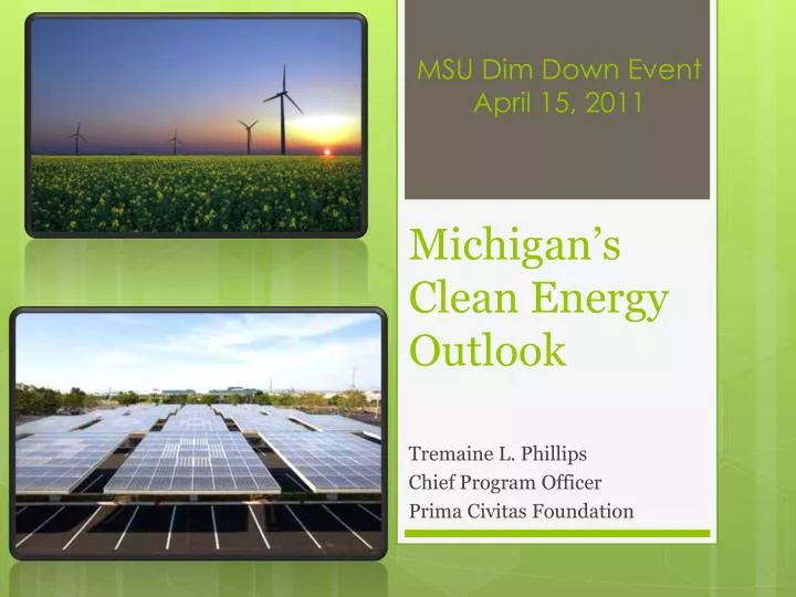 michigan s clean energy outlook