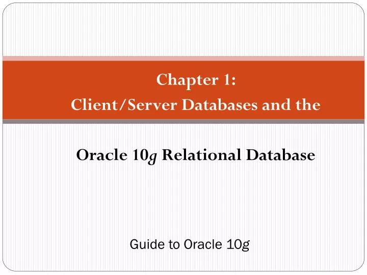 guide to oracle 10 g
