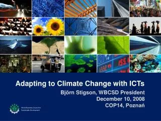 Adapting to Climate Change with ICTs