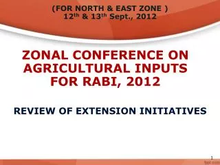 REVIEW OF EXTENSION INITIATIVES
