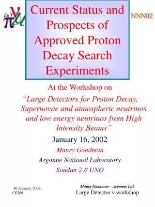 Current Status and Prospects of Approved Proton Decay Search Experiments