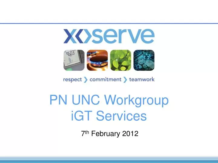 pn unc workgroup igt services