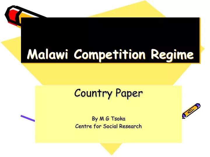 malawi competition regime