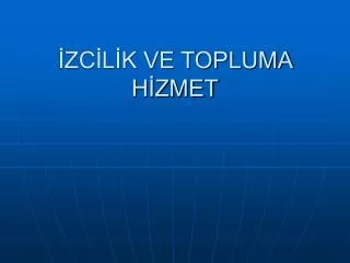 zc l k ve topluma h zmet