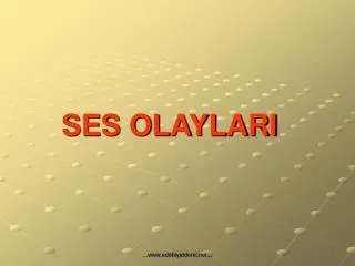 ses olaylari