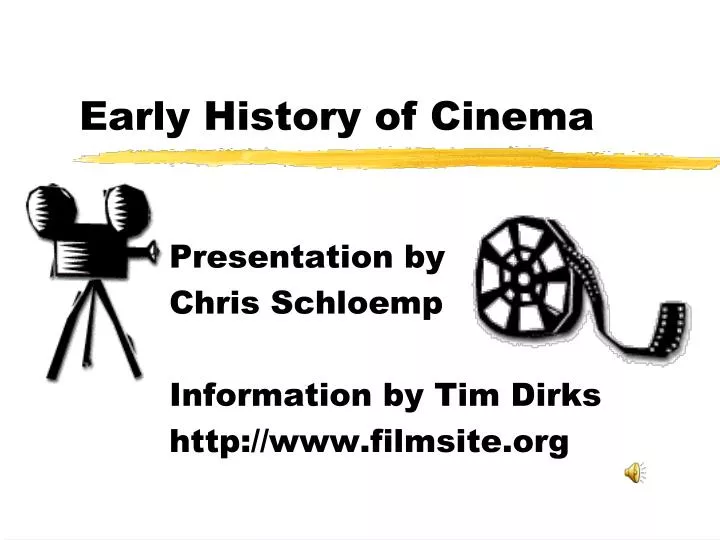 early history of cinema
