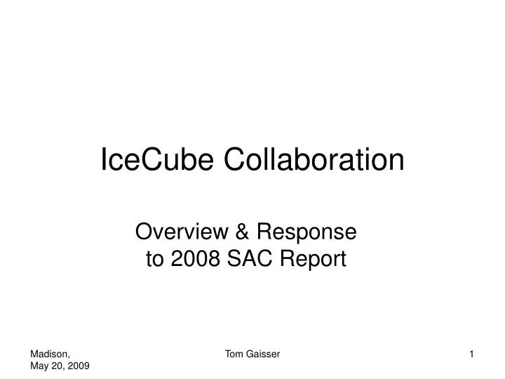 icecube collaboration