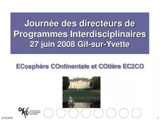 ecosph re continentale et coti re ec2co