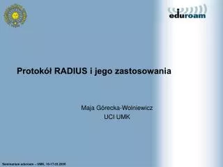 protok radius i jego zastosowania