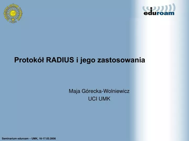 protok radius i jego zastosowania