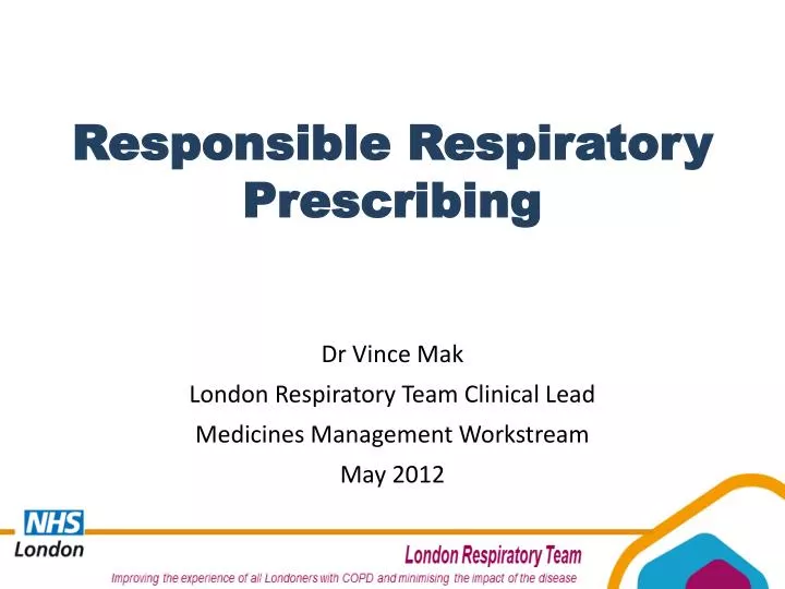 responsible respiratory prescribing