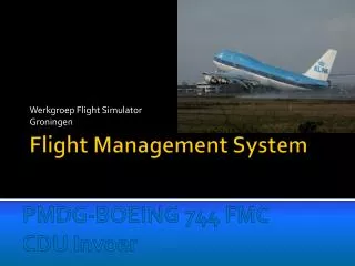 werkgroep flight simulator groningen