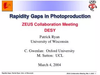 Rapidity Gaps in Photoproduction