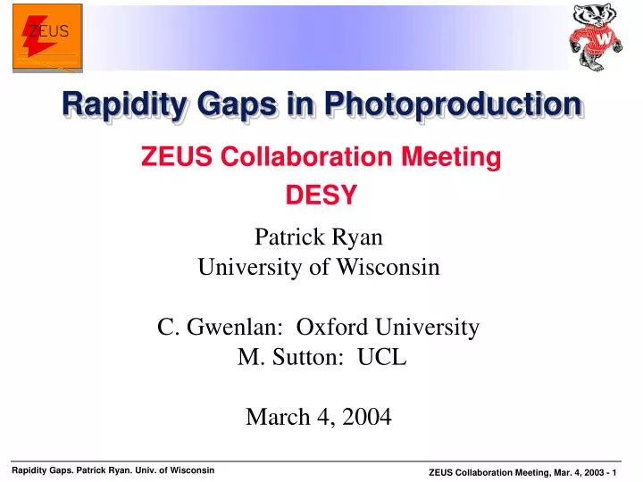 rapidity gaps in photoproduction