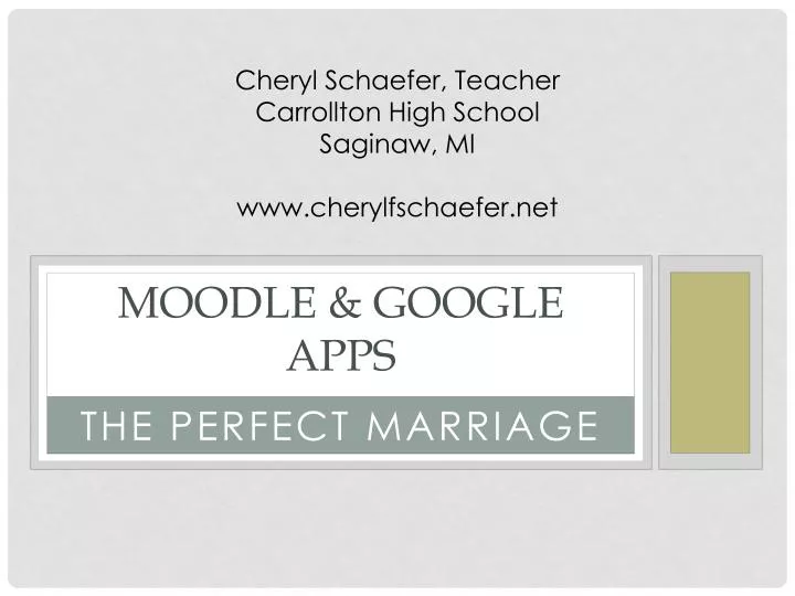 moodle google apps