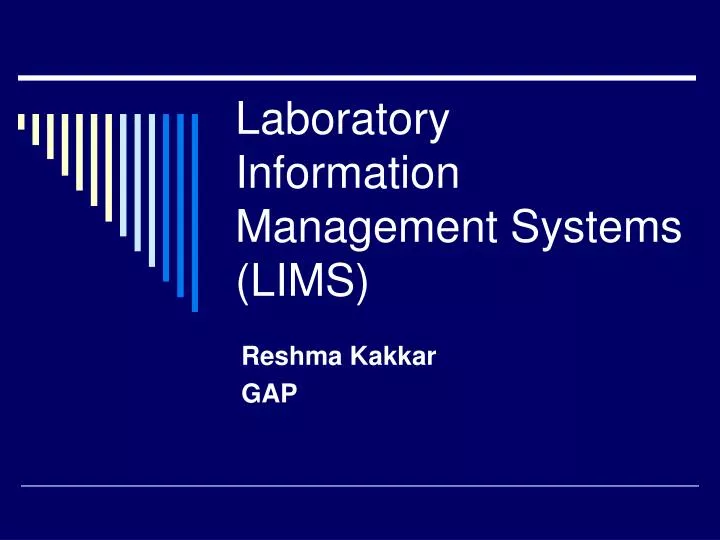 laboratory information management systems lims