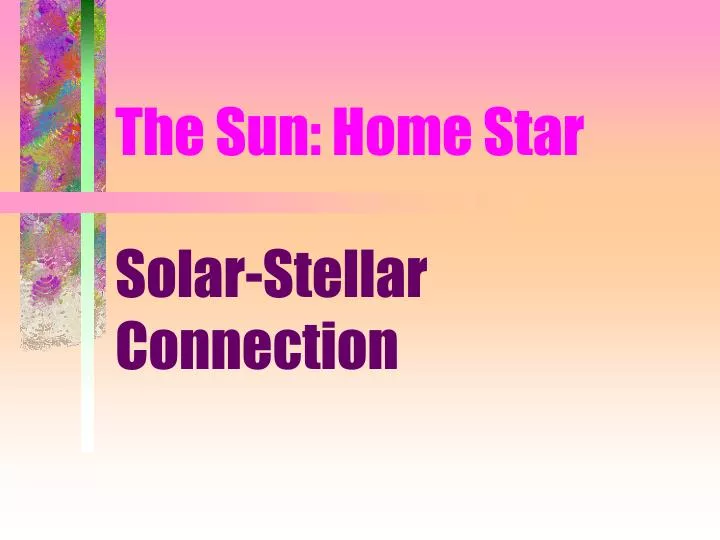 the sun home star