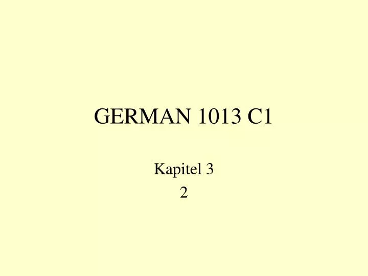 german 1013 c1