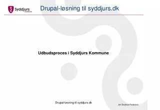 drupal l sning til syddjurs dk