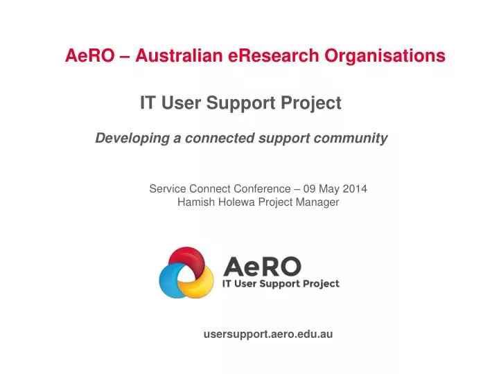 aero australian eresearch organisations
