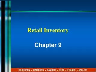 Retail Inventory