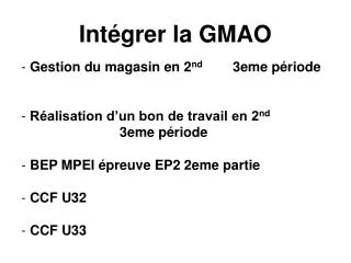 int grer la gmao