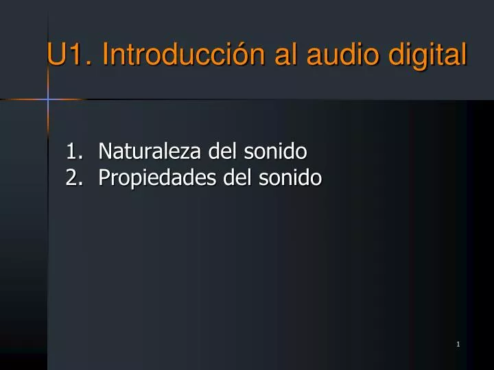 u1 introducci n al audio digital