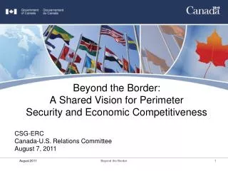 Beyond the Border: A Shared Vision for Perimeter Security and Economic Competitiveness